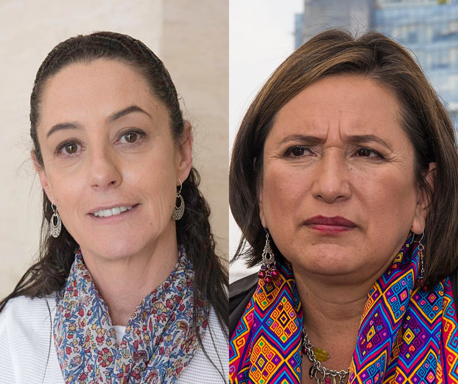Claudia Sheinbaum y Xóchitl Gálvez. La presidencia de México podría ser de una precandidata.
