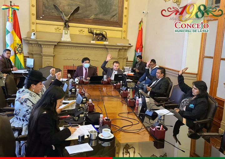 Leyes municipales desatan disputas en el Concejo de La Paz.