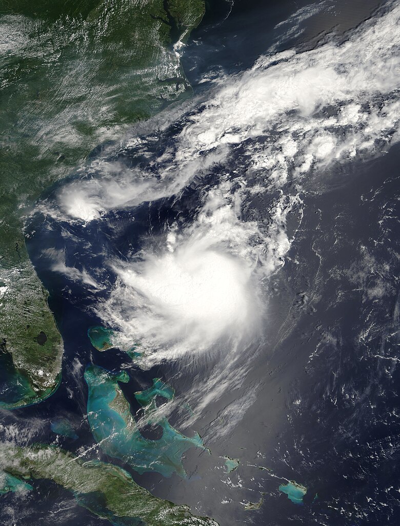Un muerto y 547 viviendas afectadas en República Dominicana por tormenta Franklin. Imagen de proyecto NASA