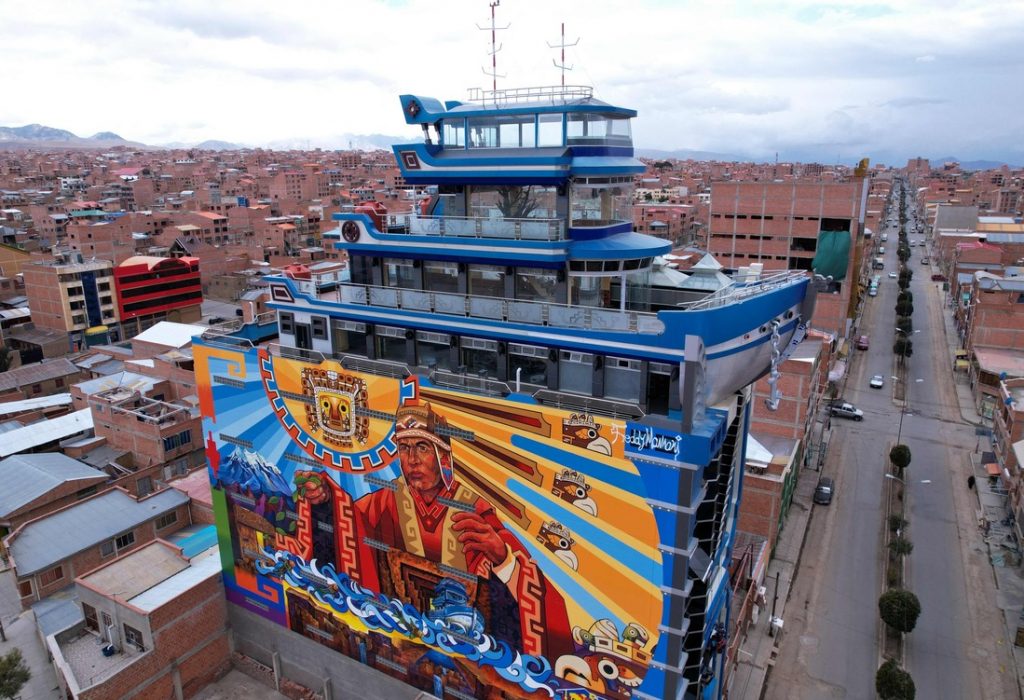 Uno de los Cholets en El Alto Bolivia.