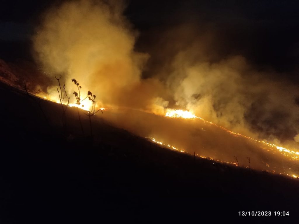 Suben los incendios forestales en el país y afectan a municipios de cuatro departamentos.