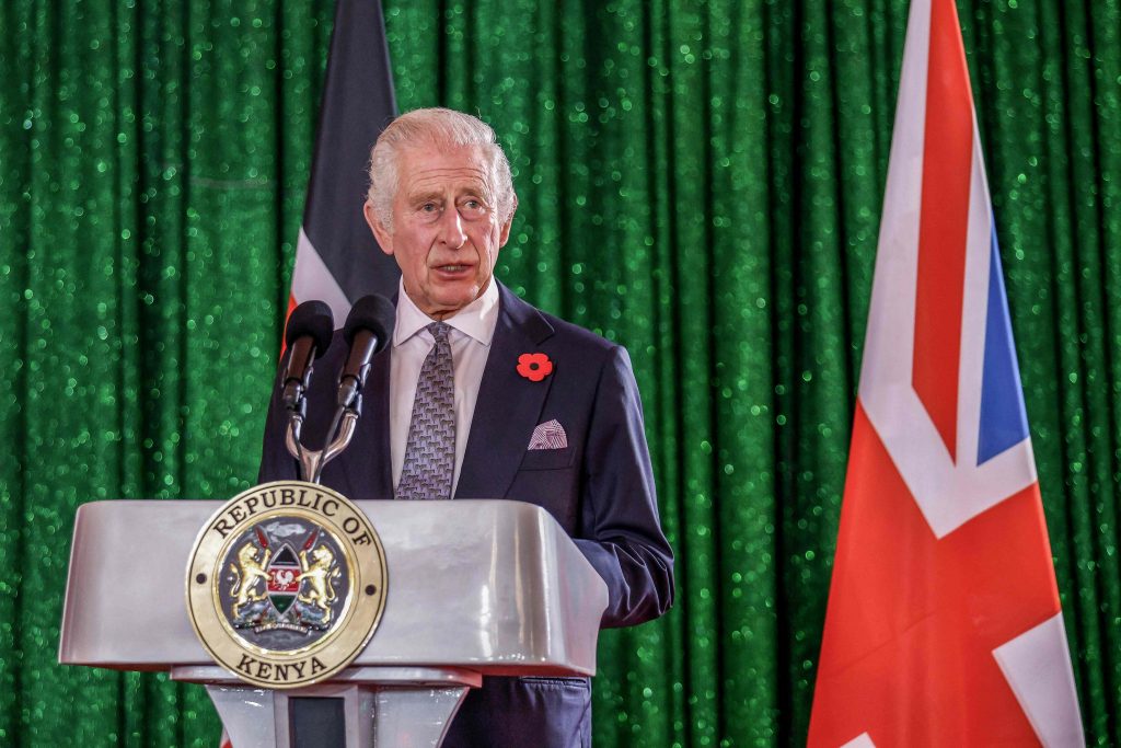 Carlos III durante sus 'disculpas' en Kenia.