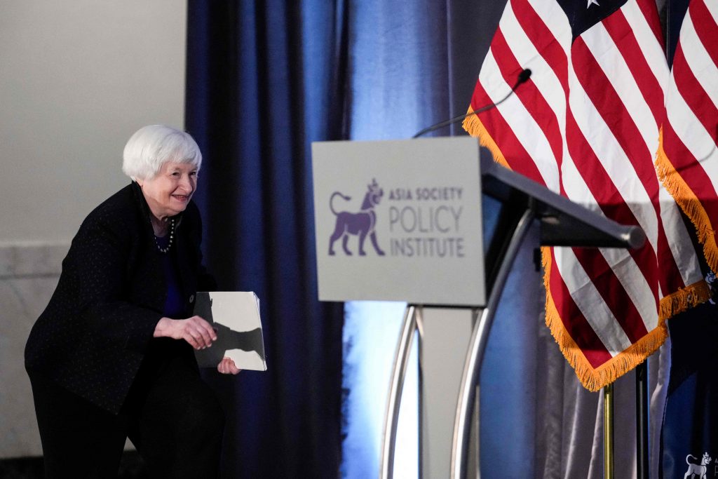 La secretaria del Tesoro, Janet Yellen, anunció las sanciones de EEUU a Turquía y China.