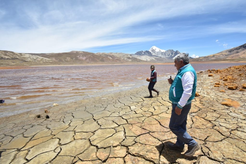 La Alcaldía evidenció en una inspección el descenso de caudal en las presas Milluni, Pampalarama e Incachaca.