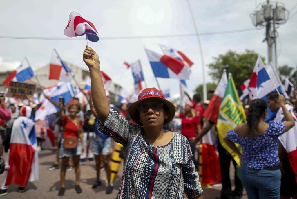 Protestas en Panamá contra la mina de