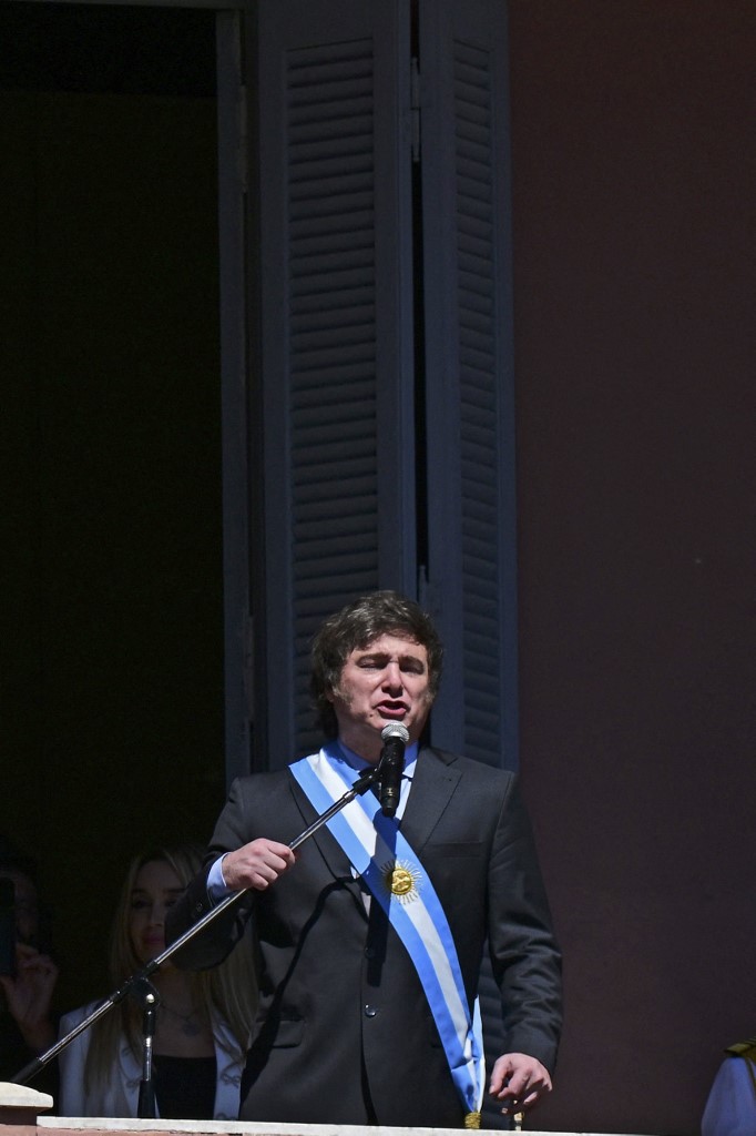 Nuevo presidente de Argentina Javier Milei