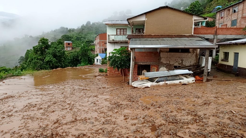Por segunda vez, una riada afectó al municipio de La Asunta, en los Yungas.