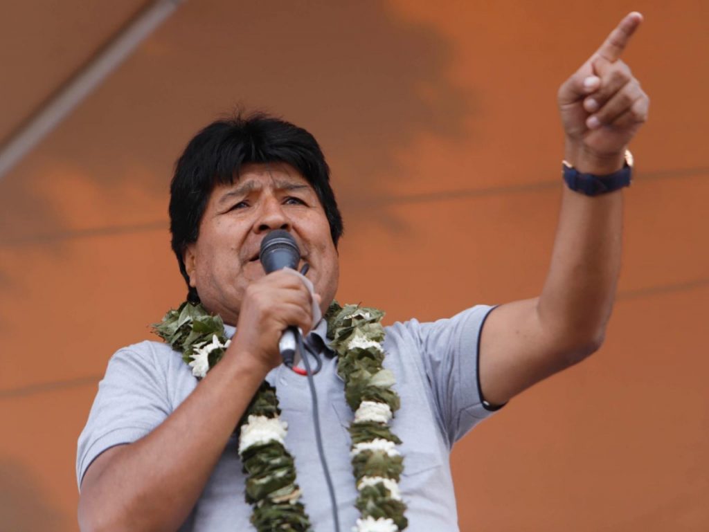 El expresidente de Bolivia Evo Morales acusa a Arce y Choquehuanca de pretender controlar todos los poderes del Estado.