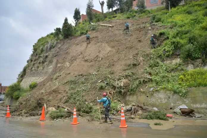 El fin de semana se presentaron 47 emergencias por las lluvias en La Paz