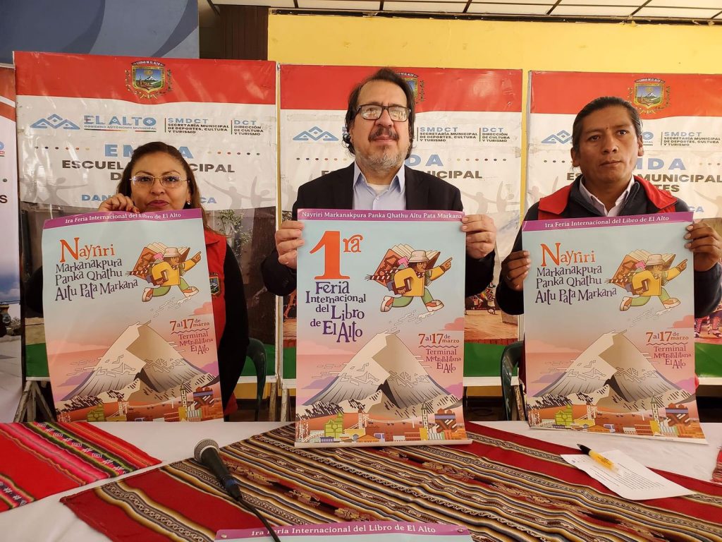 El 7 de marzo se inaugurará la primera Feria Internacional del Libro en El Alto.