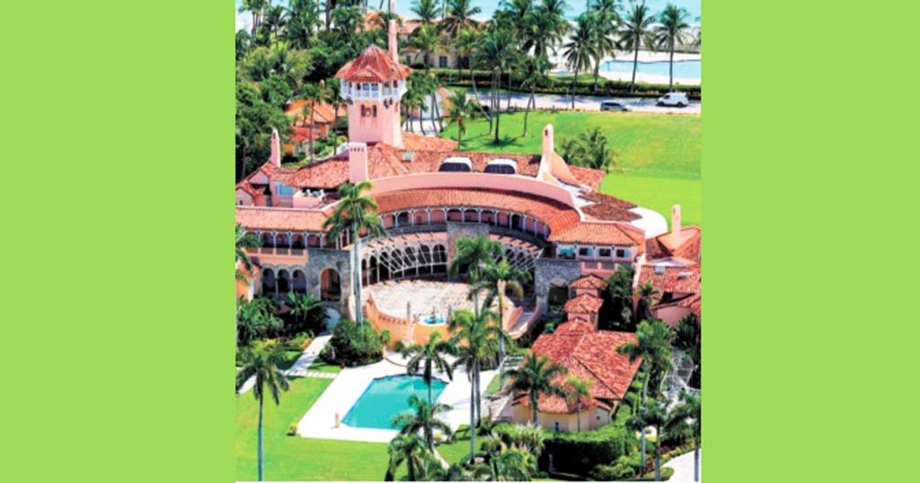 Mar-a-lago, una propiedad de Trump en Florida.