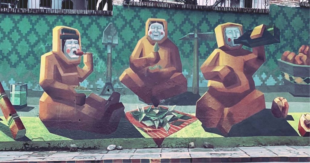 Los murales de Khespy se pueden encontrar en diferentes calles de La Paz y El Alto.